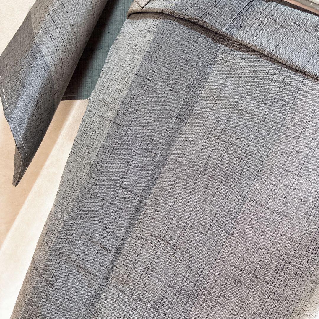 着物のみ〉小紋 着物 紬 トールサイズ しつけ付き 粋 凛とした美 G9