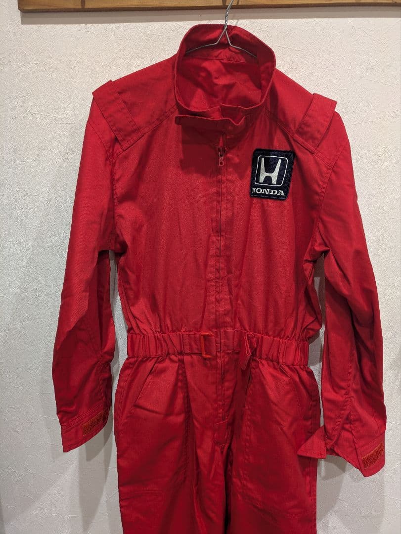 HONDA RACING TEAM レーシングスーツ ツナギレアホンダ　F1 レッドブル・ホンダF1、ホワイト＆日本語バージョンのレーシングスーツ
