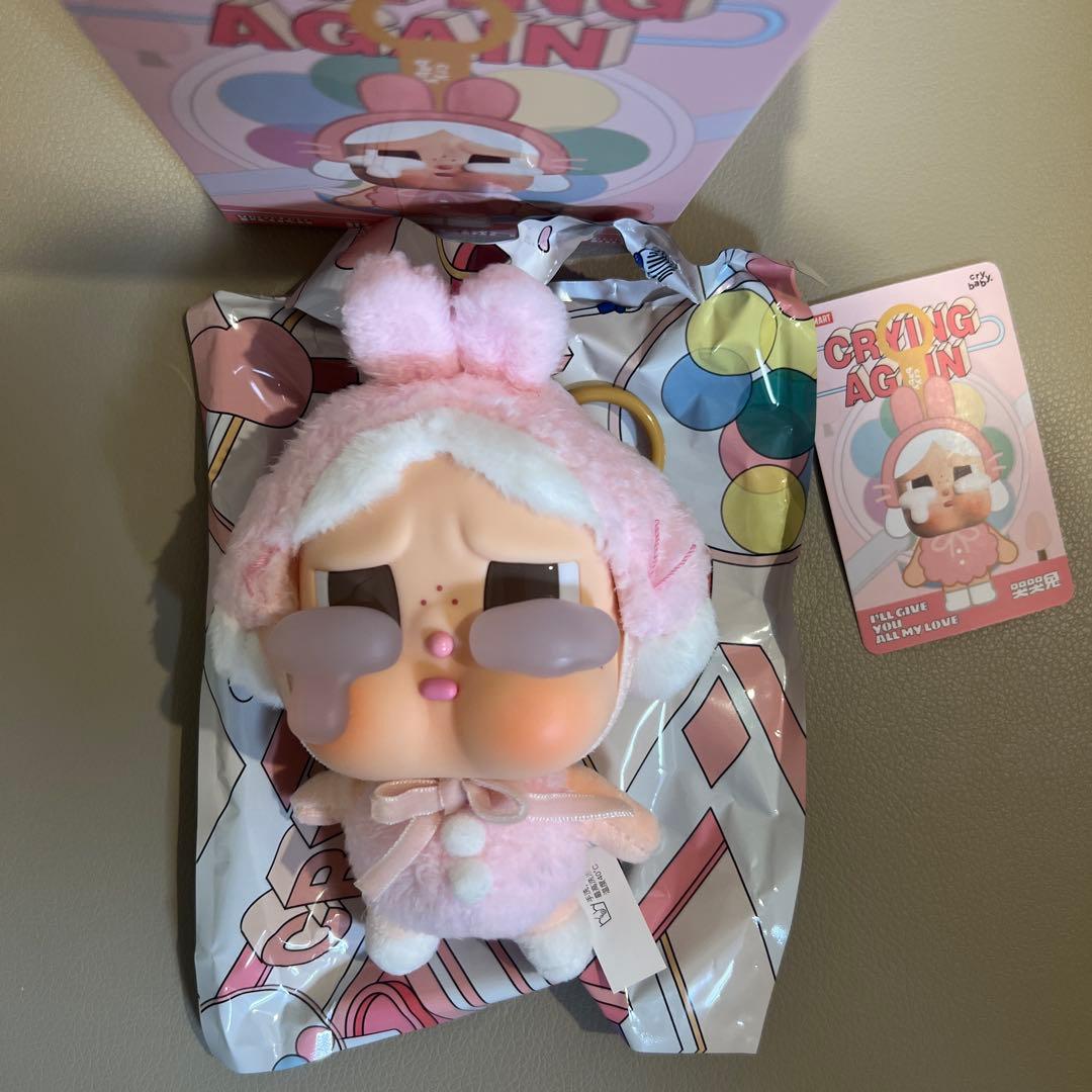 POPMART crybaby CRYINGAGAIN うさぎ クライベイビー - メルカリ