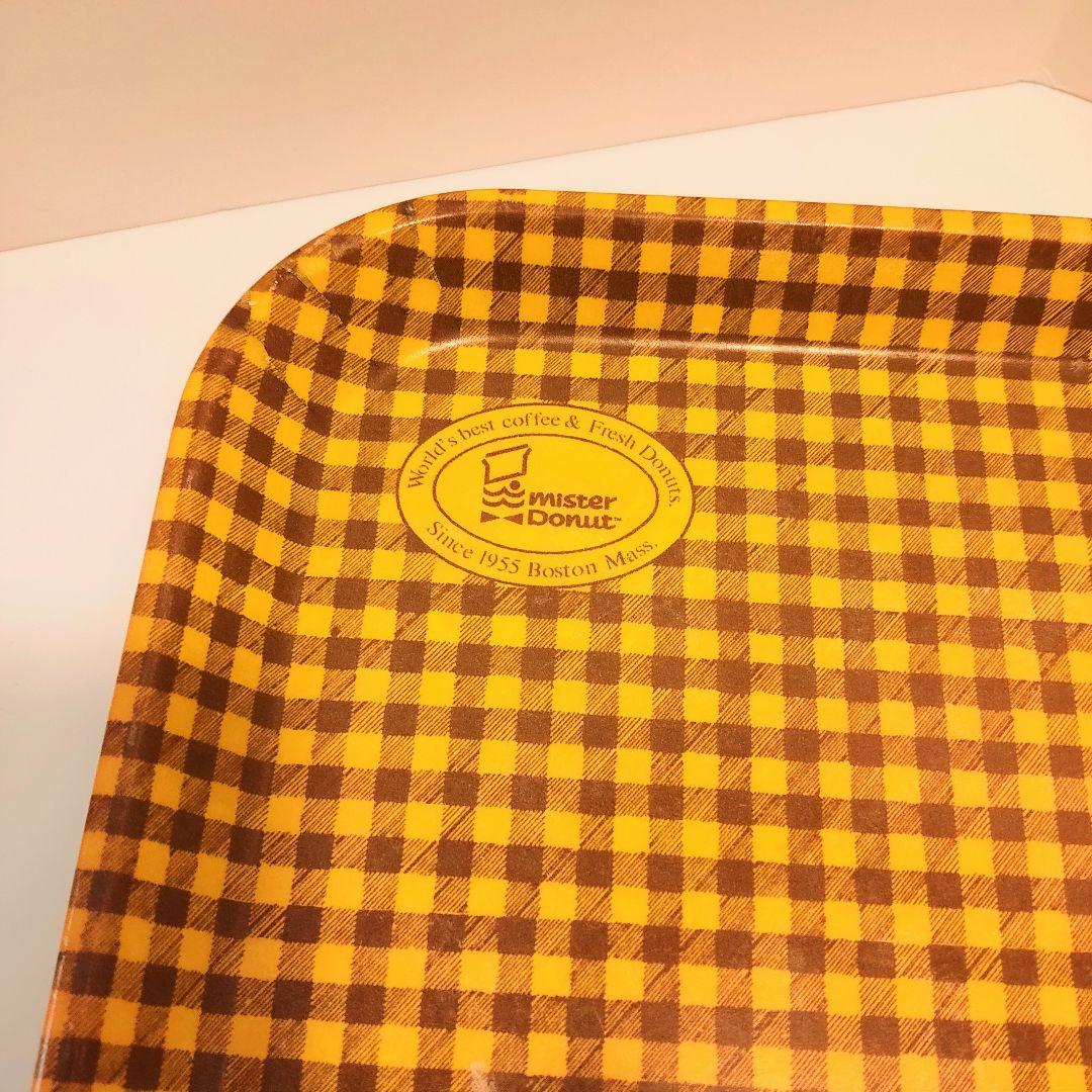 非売品 ミスタードーナツ 店舗用トレイ 70年代〜80年代 昭和レトロ 4枚