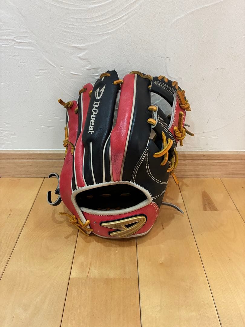 ディークエスト　D-Quest　オーダーモデル　軟式内野手用　迷彩カラー　日本製 bbltomoi_d-240808-3-tomoio