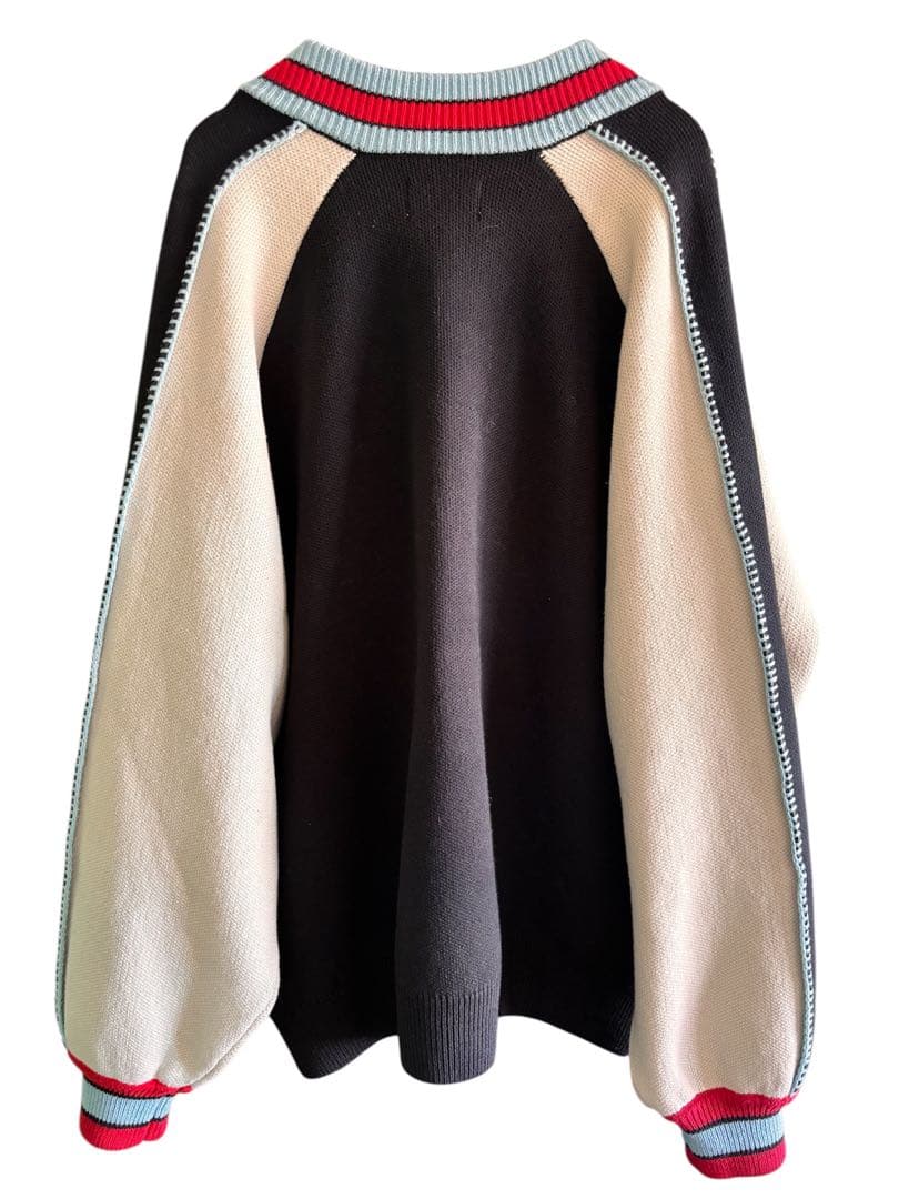 SeeSew 刺繍虎スカジャン風ニット