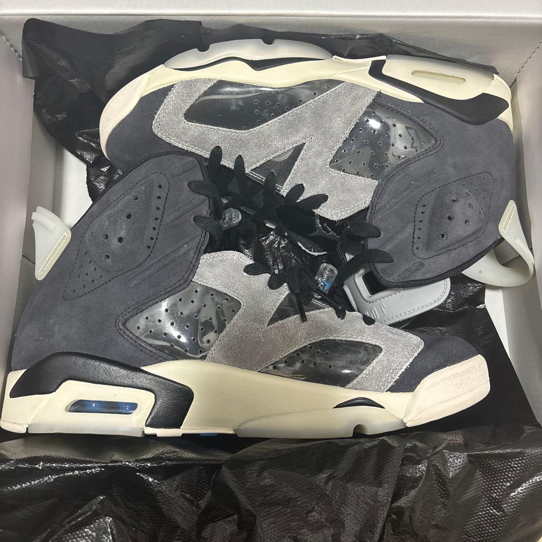 ニ*コ様 最終値下げエアジョーダン6 レトロ　CK6635 001 楽天市場】【2020年製】NIKE WMNS AIR JORDAN 6 RETRO BLACK/CHROME-LT