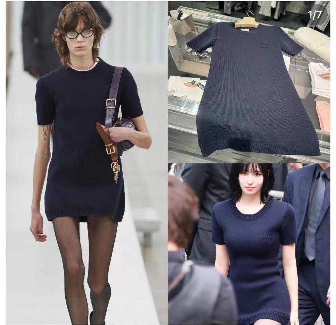 TWICEモモ着用 miumiu ワンピース - メルカリ