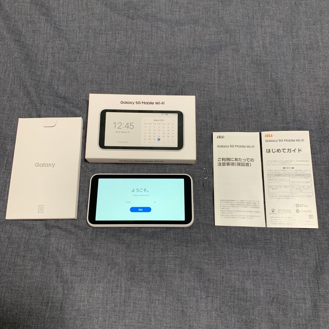 ルーター・ネットワーク機器 Galaxy 5G Mobile Wi-Fi SCR01 White SAMSUNG Galaxy 5G Mobile Wifi SCR01 Sim Free Portable Router