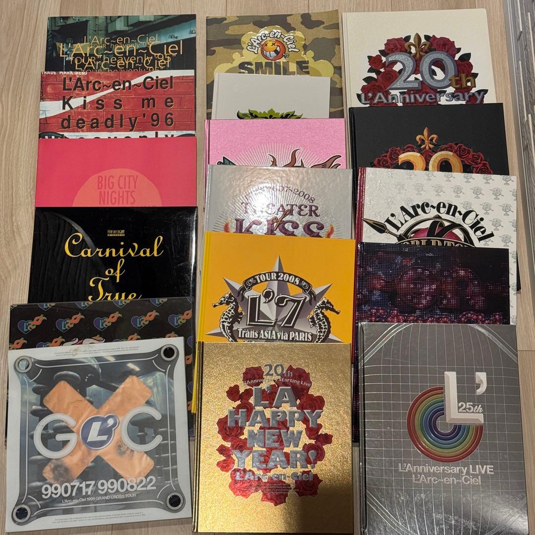 ラルク L'Arc〜en〜Ciel パンフレット17冊 ラルク L'Arc〜en〜Ciel パンフレット17冊