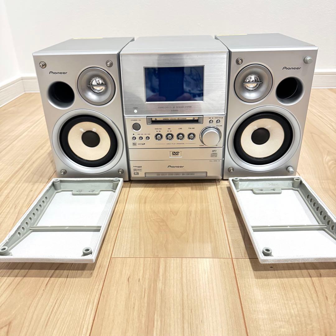 美品】 Pioneer X-SV5DV ミュージックコンポ MDプレーヤー - メルカリ