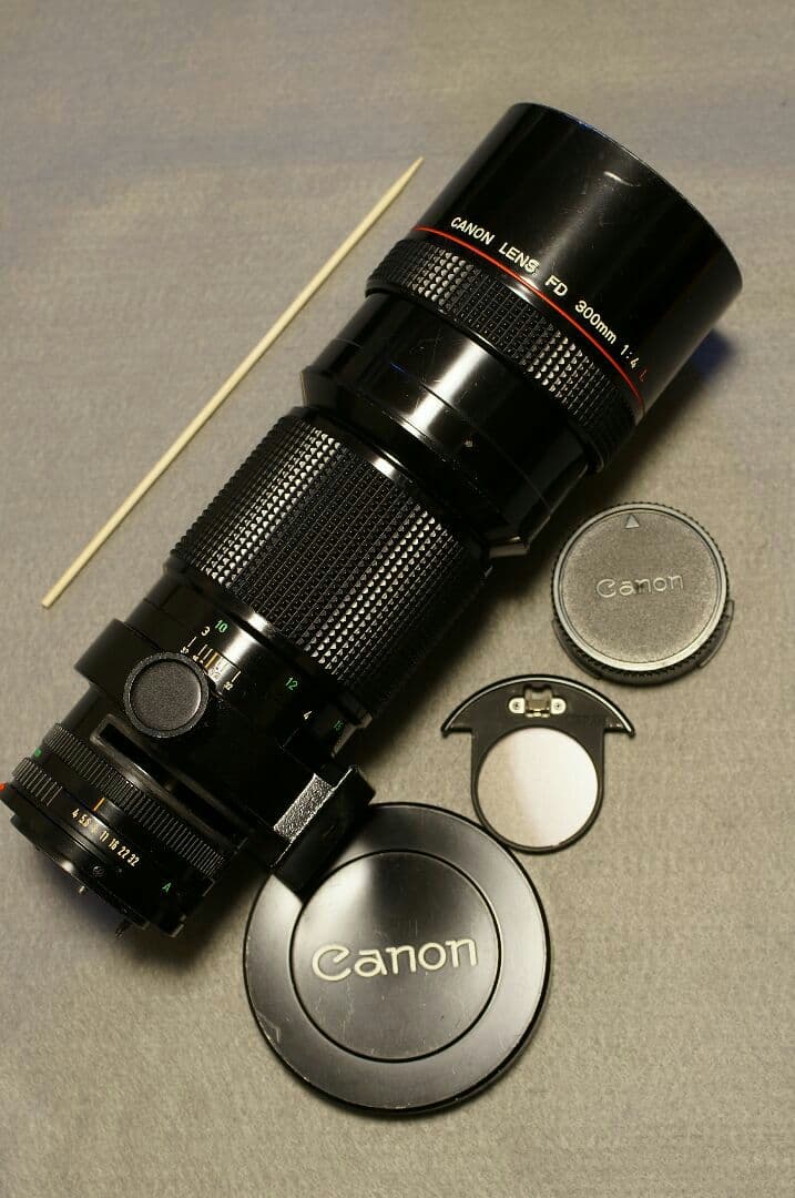 L玉‼ Canon New FD 300mm F4 「L」 薄～いクモリ等あり‼ | 激安通販の