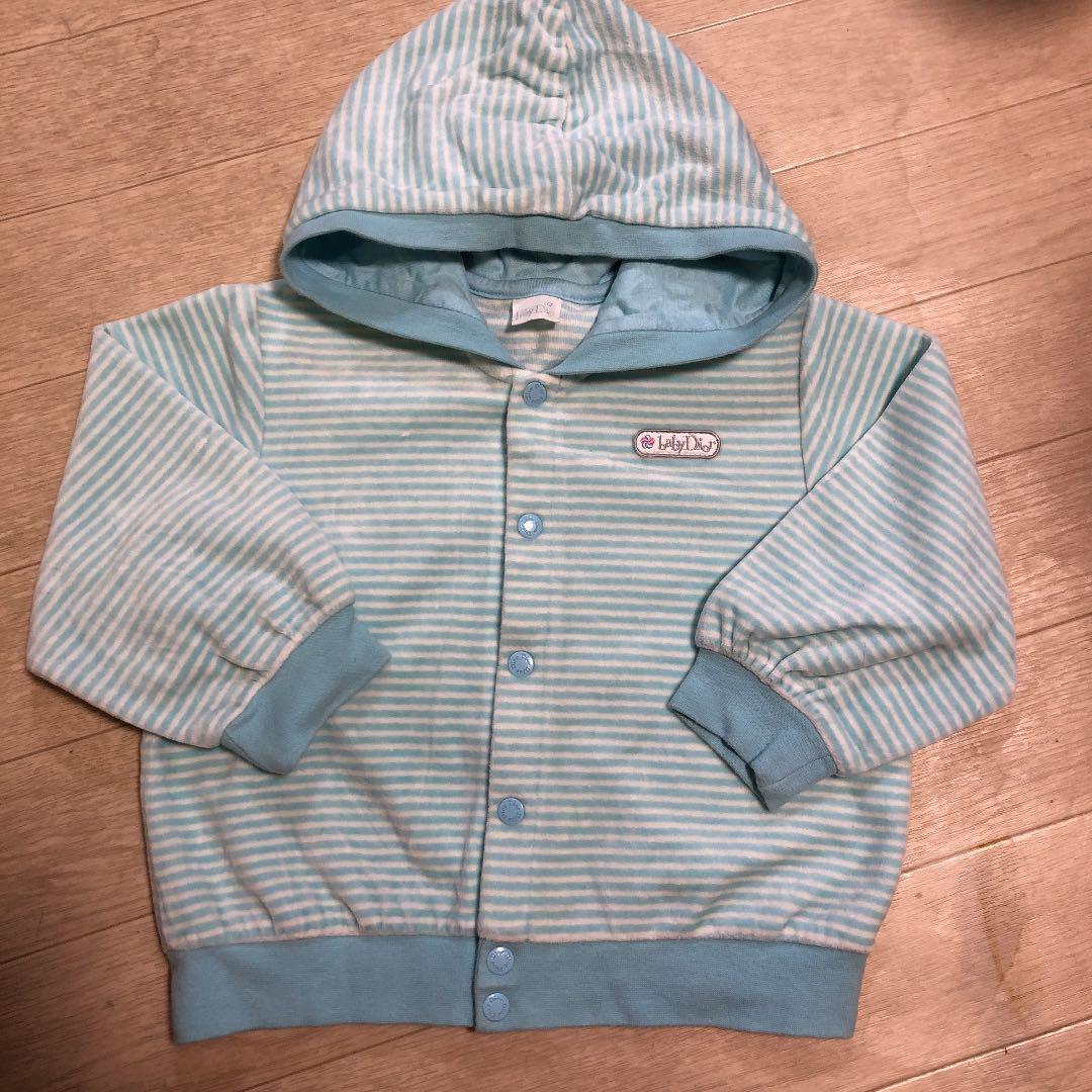 OshKosh☆ピンクロンパース コーデュロイ 花柄 80年代 USA製 24М