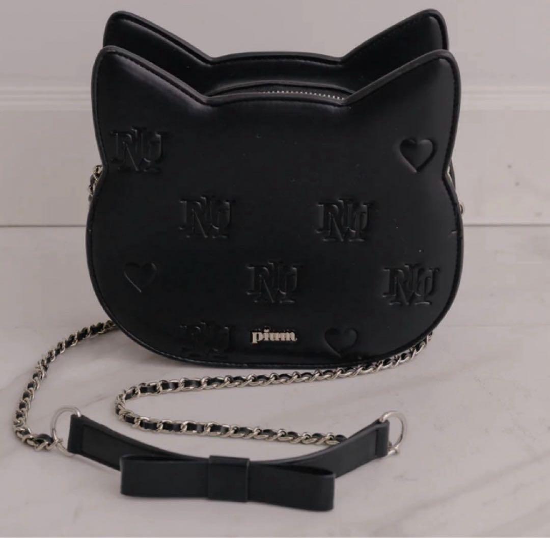 pium ピウム モノグラムキティバッグ piumモノグラムキティバッグ