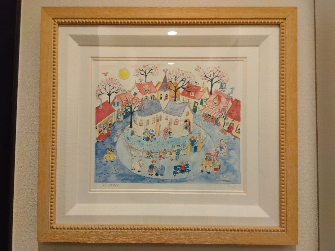 クリーブ　版画　村の結婚式 作家クリーブ 版画絵画 村の結婚式 - メルカリ