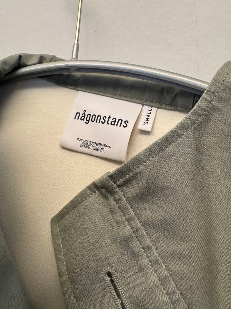 ナゴンスタンス3LAYERED CO POPLIN コンビhooded coat