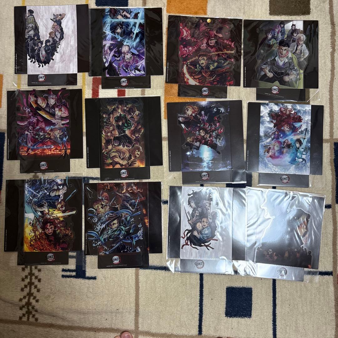 【お値下げ】鬼滅の刃　映画特典　フルコンプ（無限列車含む）➕無限城編ペーパー お値下げ】鬼滅の刃 映画特典 フルコンプ（無限列車含む）➕無限城編