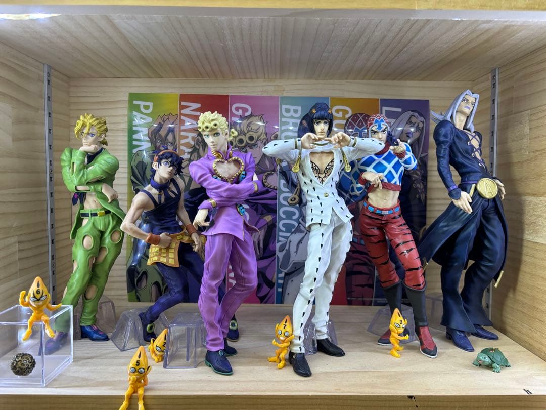 一番くじ ジョジョの奇妙な冒険 GOLDEN WINDフィギュアセット - メルカリ