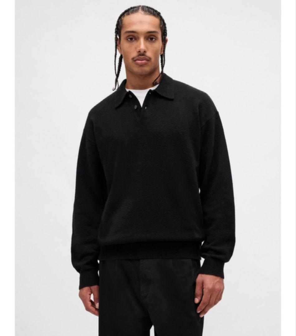 GAP CashSoft カシミヤタッチ リラックスフィット ポロセーター L