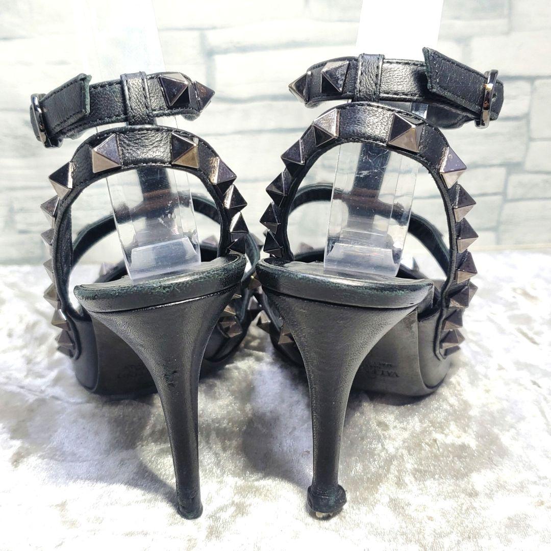ワケ有良品】VALENTINO 23cm パンプス ロックスタッズ 黒 36 - メルカリ