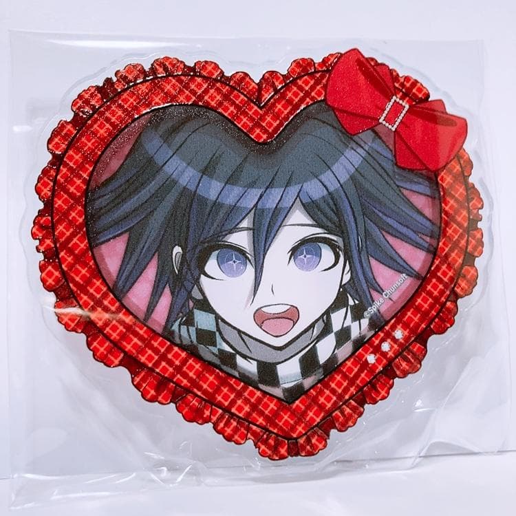 エビテン限定 ダンガンロンパ ハート型アクリルバッジ 王馬小吉