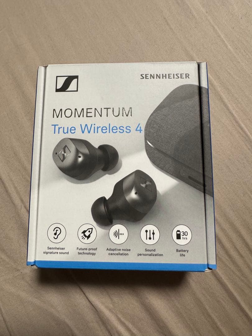 【値下げ】未開封品SennheiserMomentumTrueWireless4 Sennheiser MOMENTUM True ワイヤレスイヤホン Wireless 4 Black