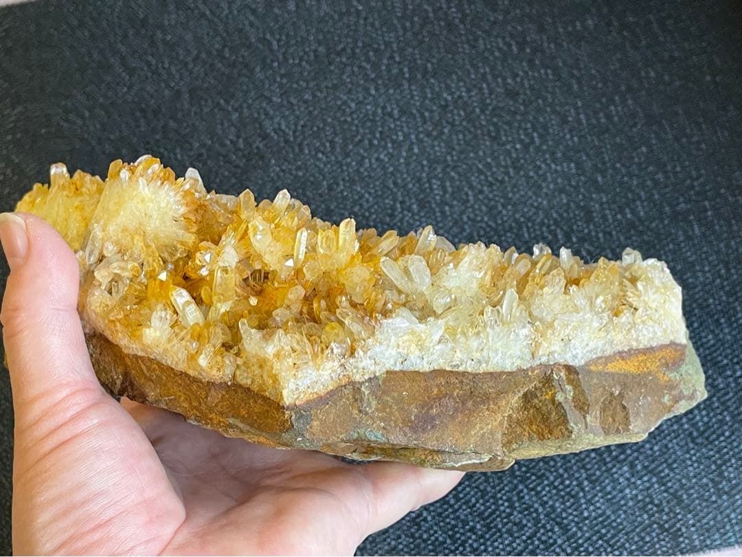 タイムセール】黄水晶クラスター♪値下げ済