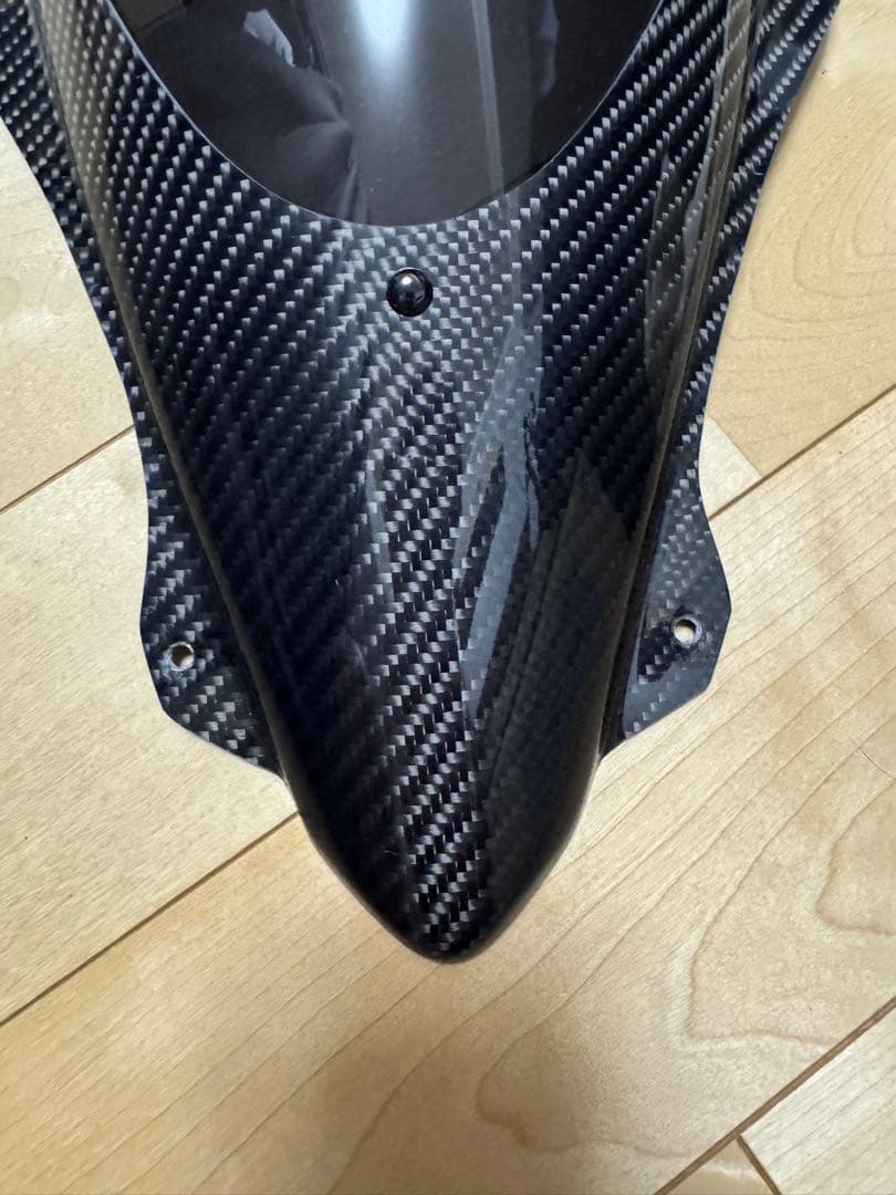 マジカルレーシング ZX4R カーボントリムスクリーン 綾織りカーボン