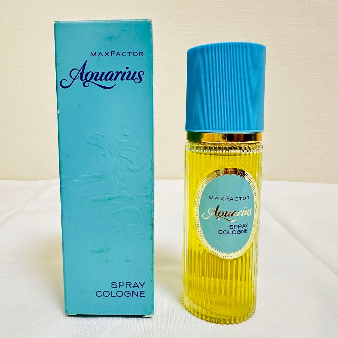 希少 新品 マックスファクター アクアリアス オーデコロン 香水 70ml