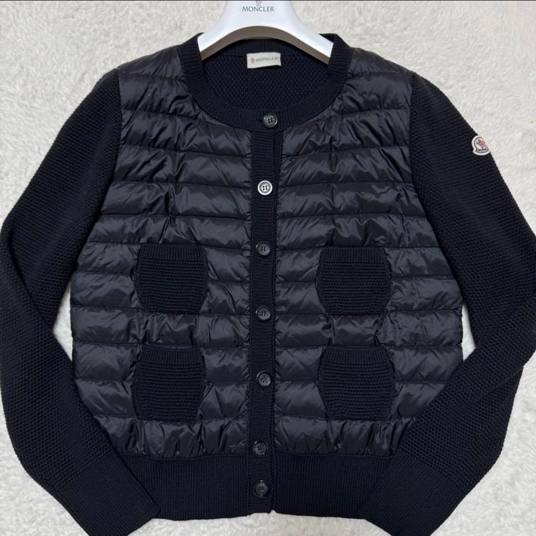 希少Lサイズ モンクレール マグリオーネトリコットカーディガン ダウン
