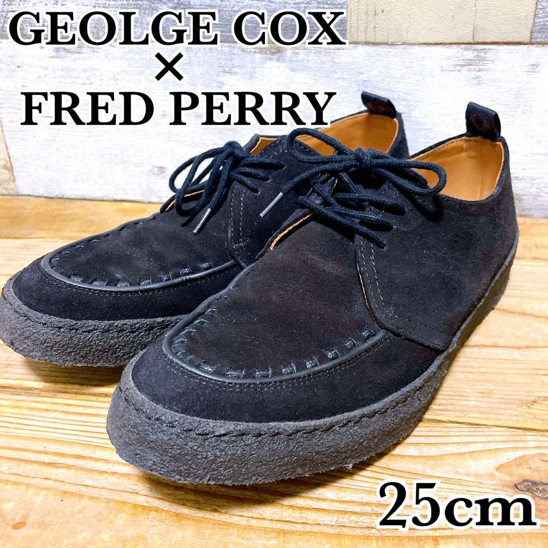 ジョージコックス フレッドペリー モカシンシューズ スエード ラバーソール 黒 m73120220093_1.jpg?1754481588