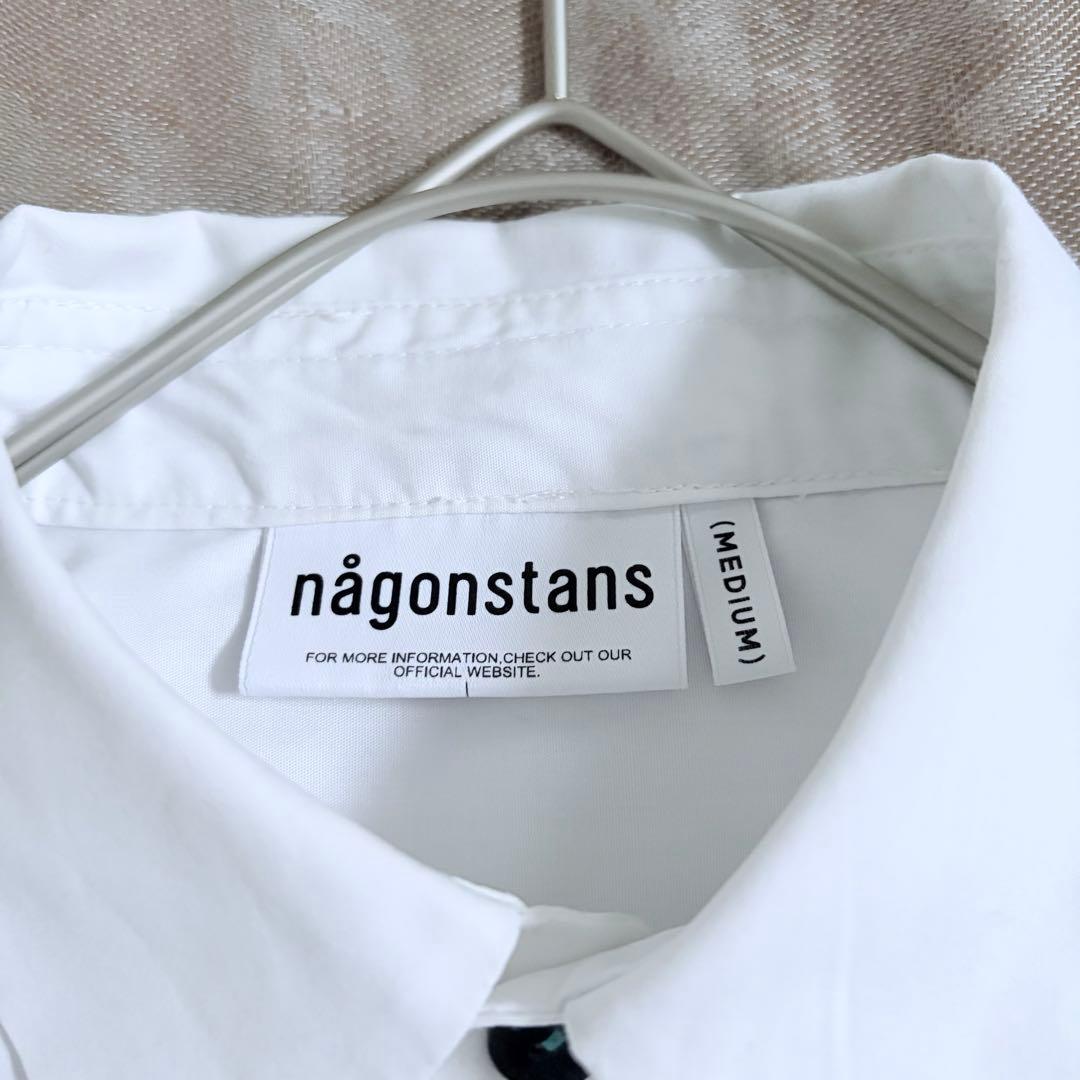 美品】någontstans ナゴンスタンス T/Cブロードシャツ 24AW - メルカリ