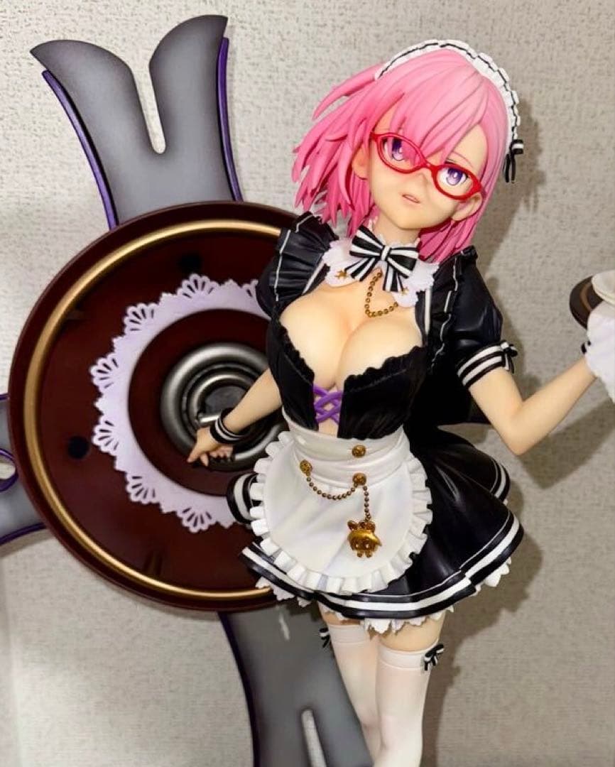 塗装済完成品　マシュ・キリエライト　メイド　ガレージキット　巨大フィギュア