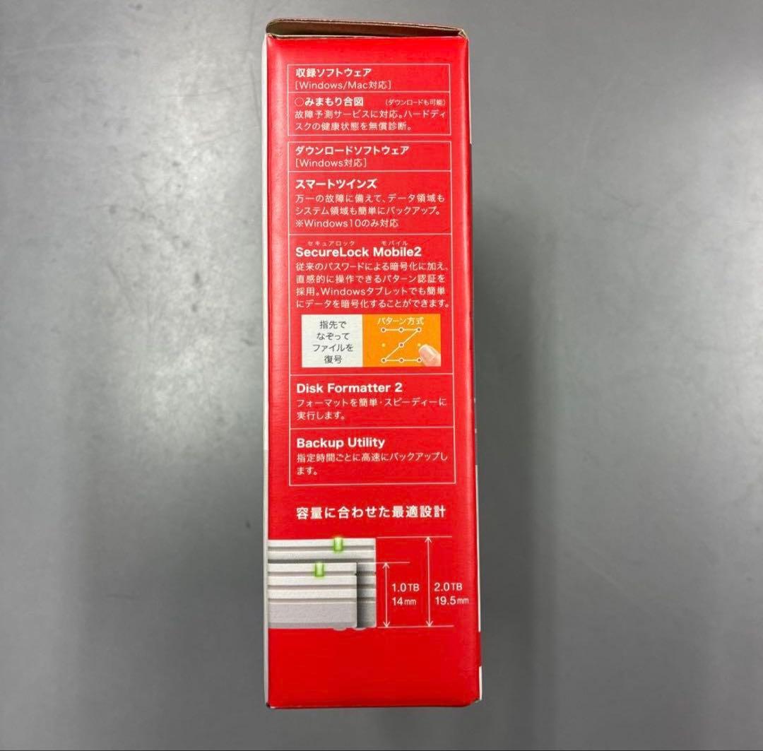 BUFFALO ポータブル HDD 1.0TB USB Type-C