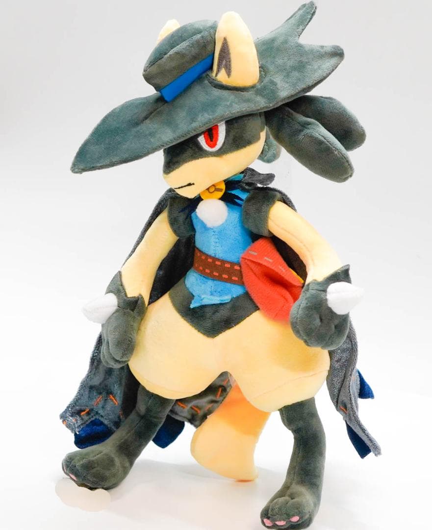 ハロウィンルカリオ ぬいぐるみ 色違い 黄色 30㎝ 紙袋付【残5のみ