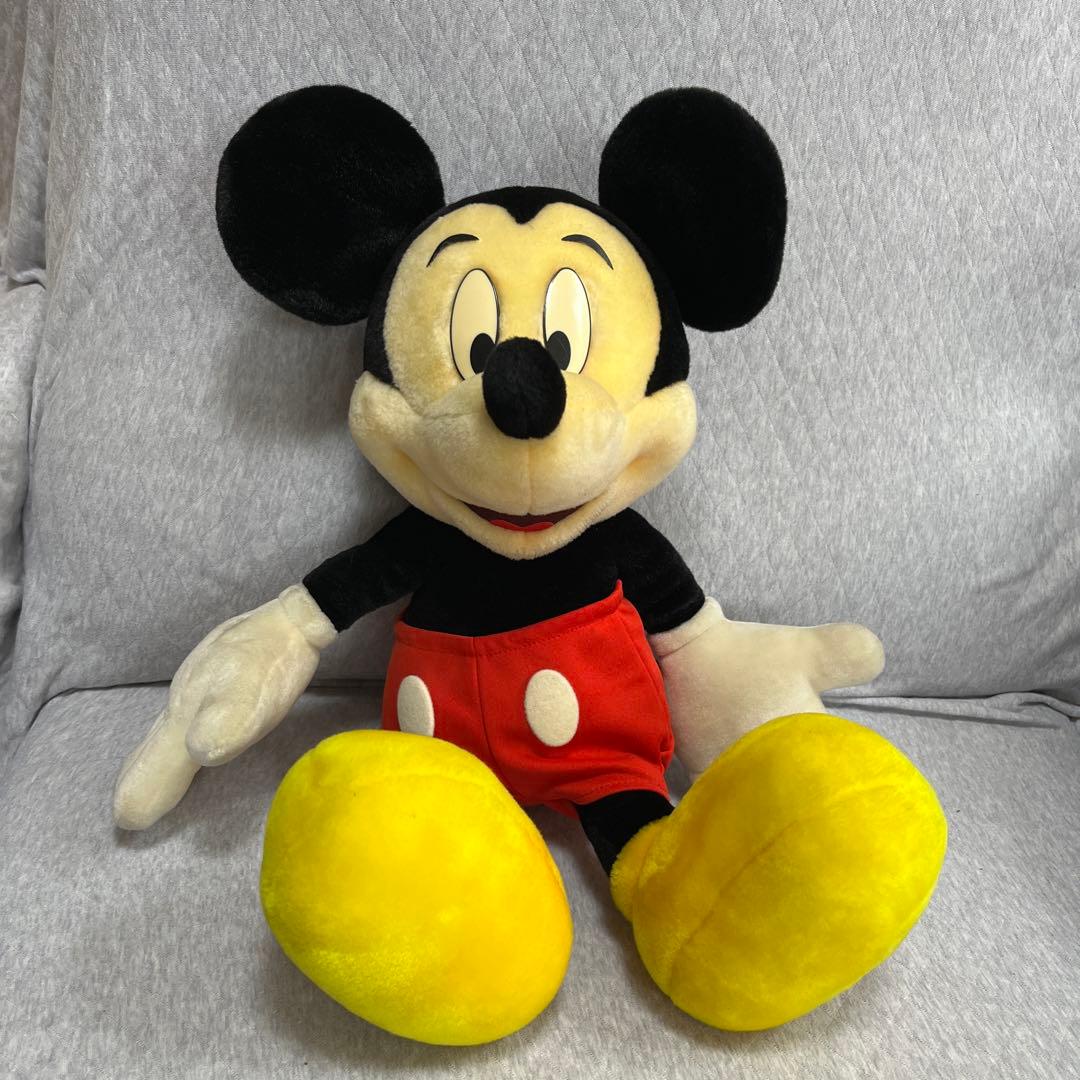 ディズニー ミッキーマウス ぬいぐるみ レトロ ☆お値下中 - メルカリ