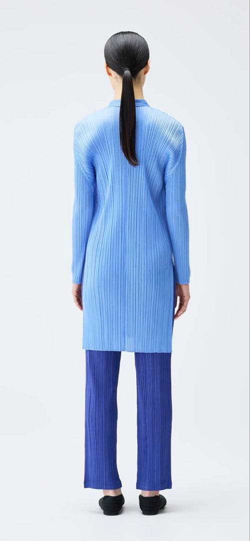 未使用 PLEATS PLEASE 長袖チュニック丈シャツ オフホワイト - メルカリ