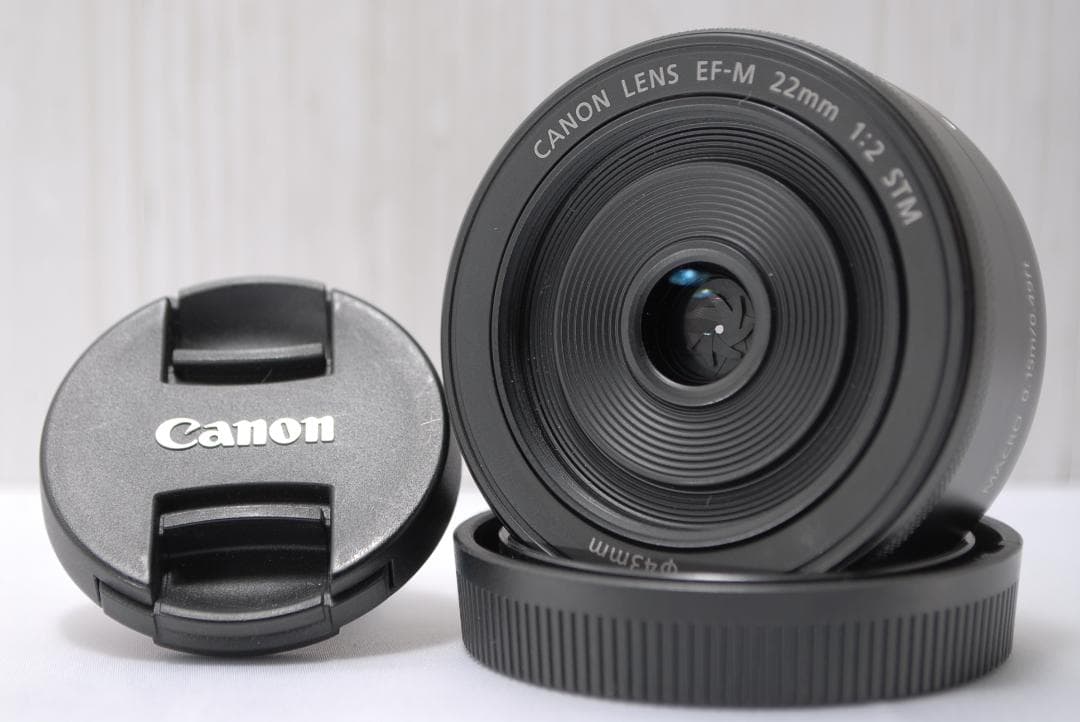 Canon EF-M 22mm F2 STM パンケーキ 単焦点 明るいレンズ - メルカリ