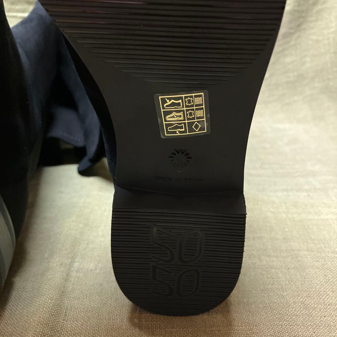 【まめ】23.5cm スチュアート ワイツマン 5050 ニーハイブーツ