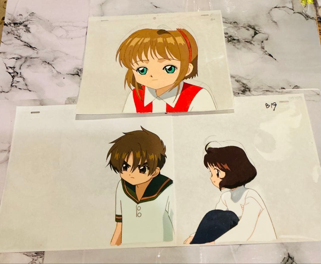 カードキャプターさくら セル画 さくらちゃん 小狼くん 利佳ちゃん 3