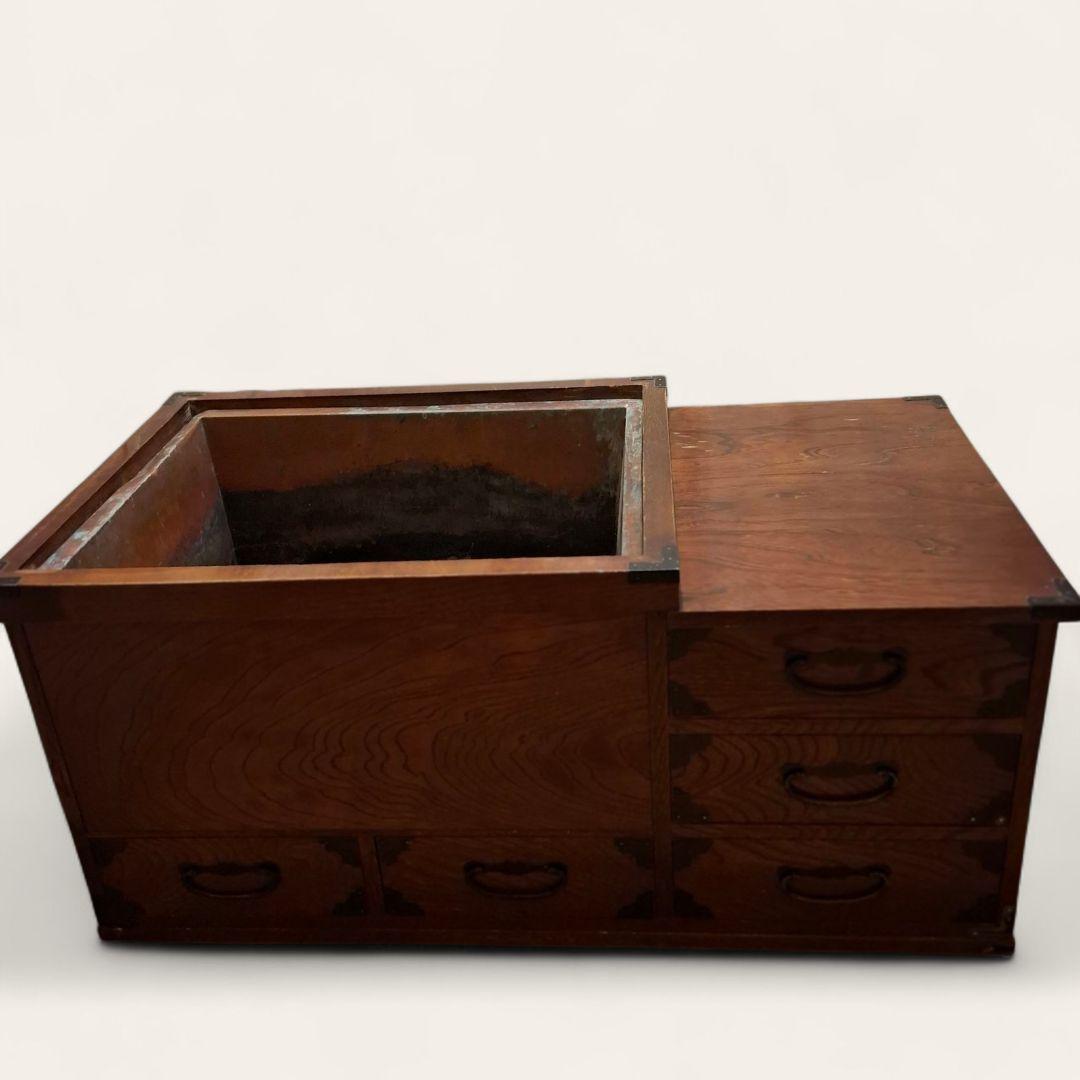 関東火鉢 長火鉢 囲炉裏 レトロ 木製 アンティーク - メルカリ