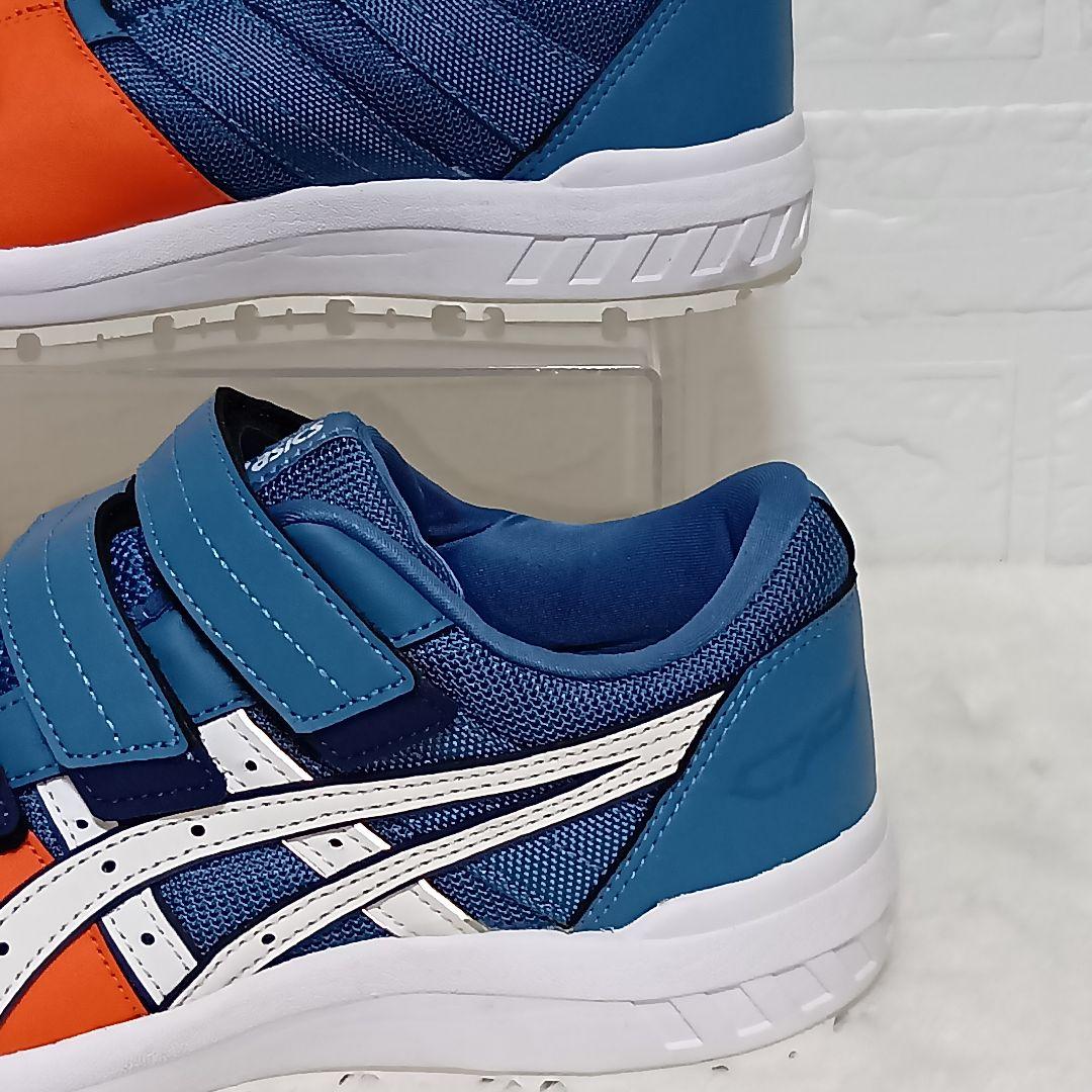 【新品・タグ付】アシックス 安全靴 ウィンジョブ 26.0cm オレンジ×ブルー