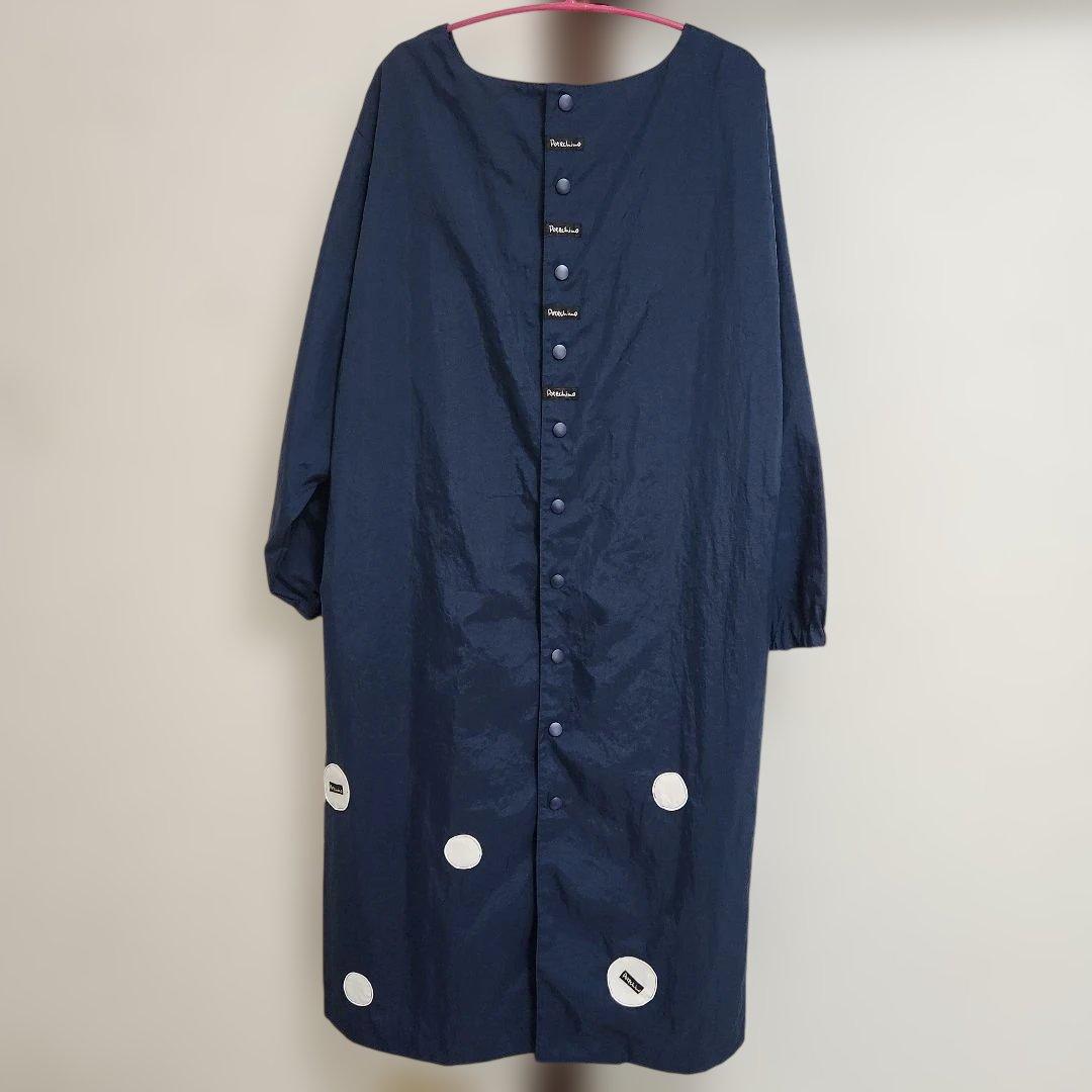 さえら POTECHINO ピエロの割烹着 ネイビー - メルカリ