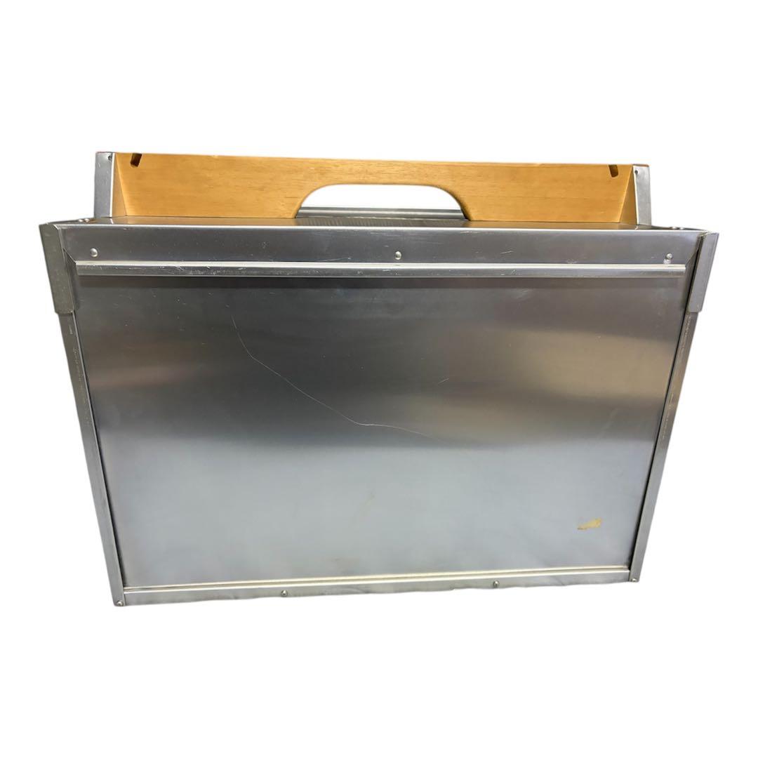 【昭和レトロ】3段　おかもち　岡持ち　出前　コレクション 楽天市場】アルミ 出前箱 縦型 3段 【kmaa】 出前箱 おかもち 岡持ち