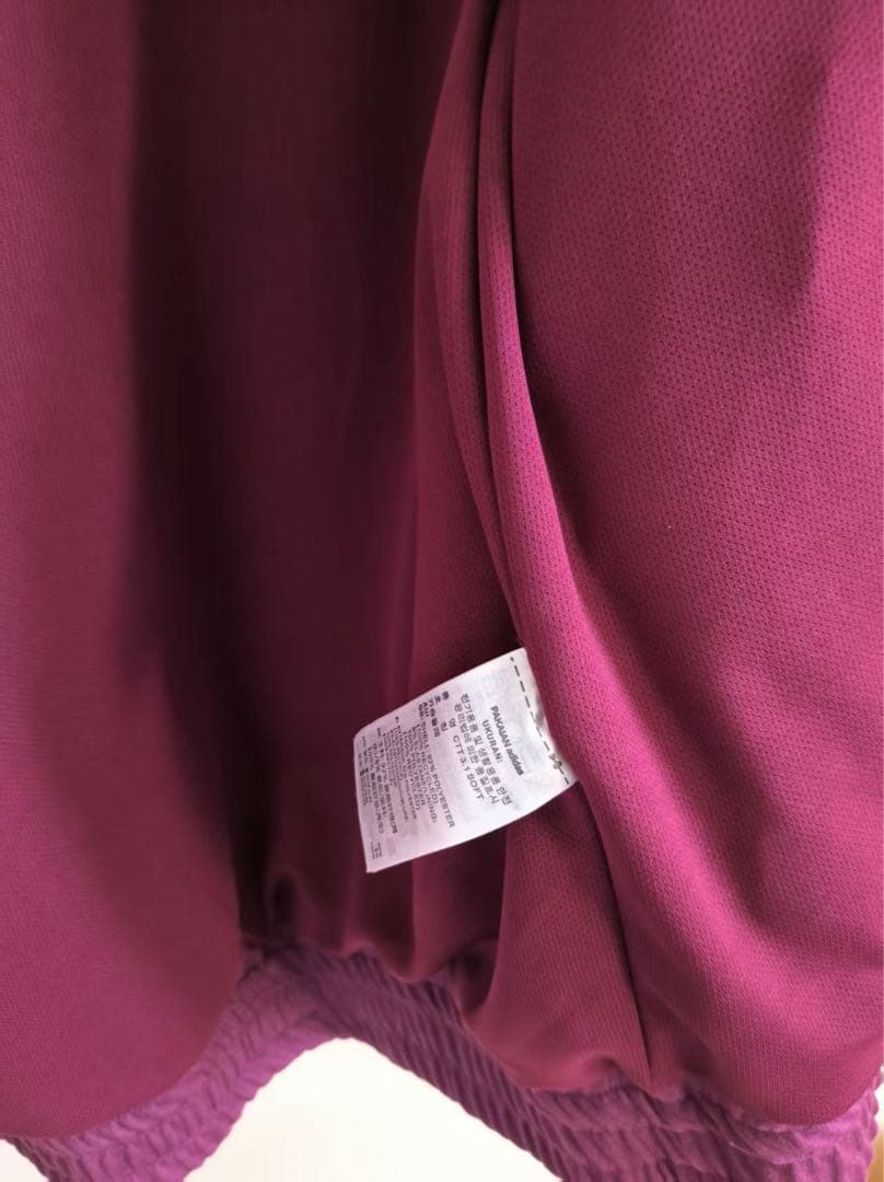 海外限定 アディダス巳年トラック スエード ジャケット パープル S