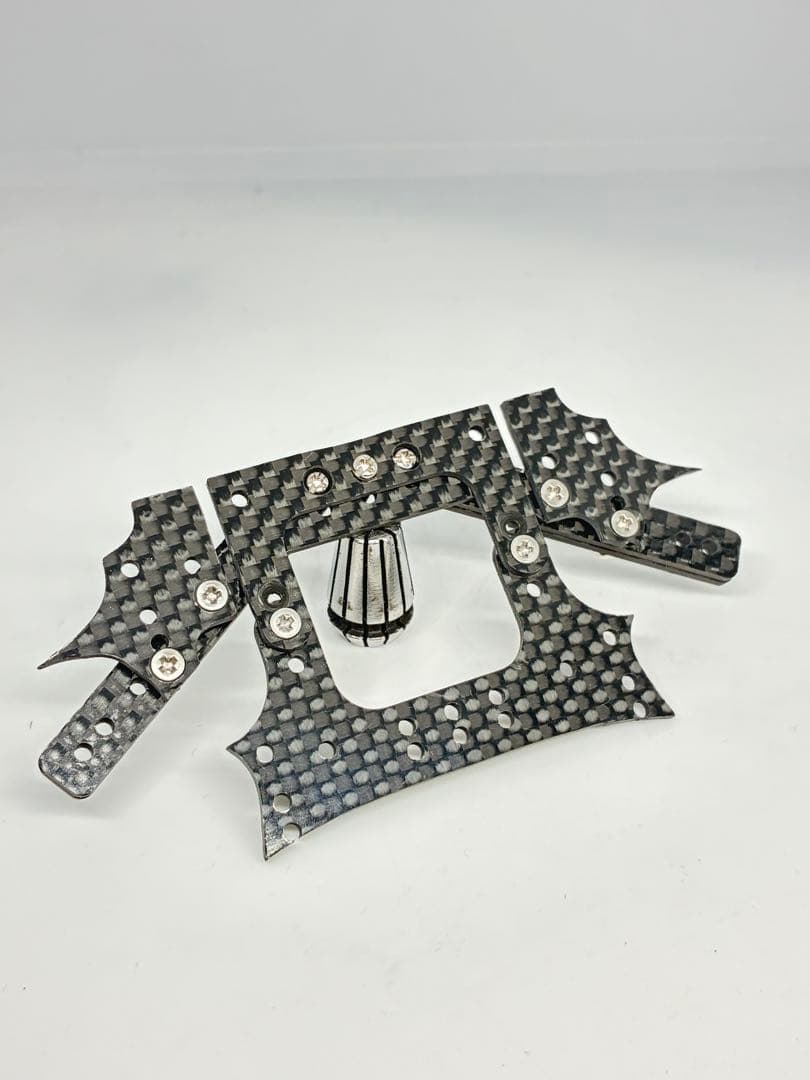 ミニ四駆 CNC加工 純正カーボン仕様 リヤアンカーユニット ゴールド