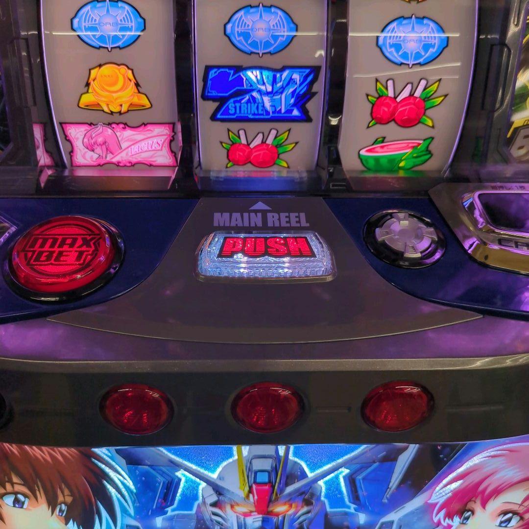 パチスロ実機 スマスロ機動戦士ガンダムSEED 簡易ユニット付 送料無料