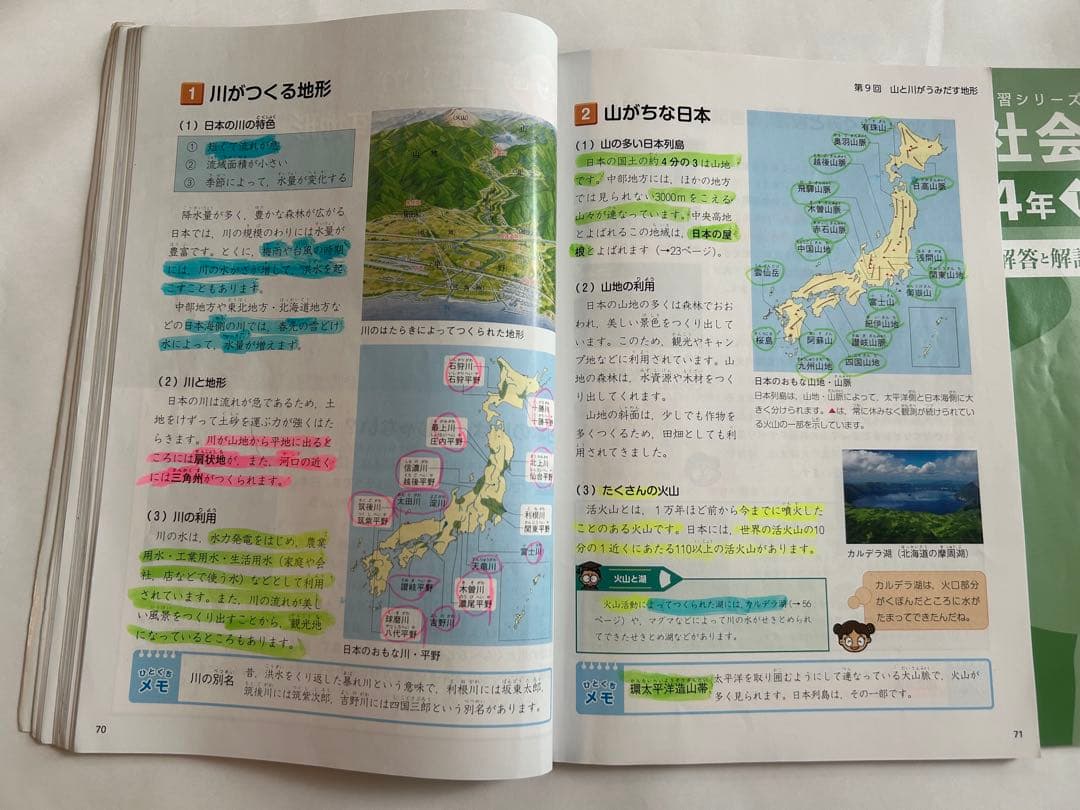 四谷大塚 予習シリーズ 4年 下 漢字とことば 演習問題集 週テスト問題