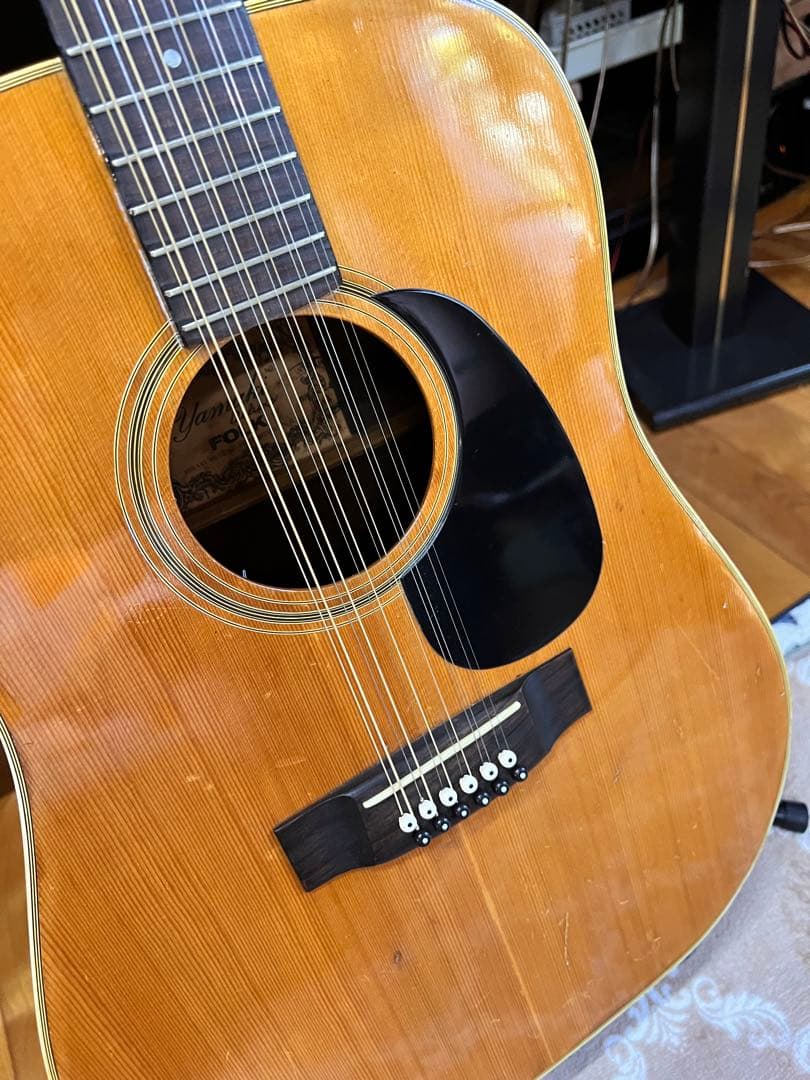 Yamaki Deluxe 12弦ギター ピエゾマイク付き品番不明 ジャンク扱い