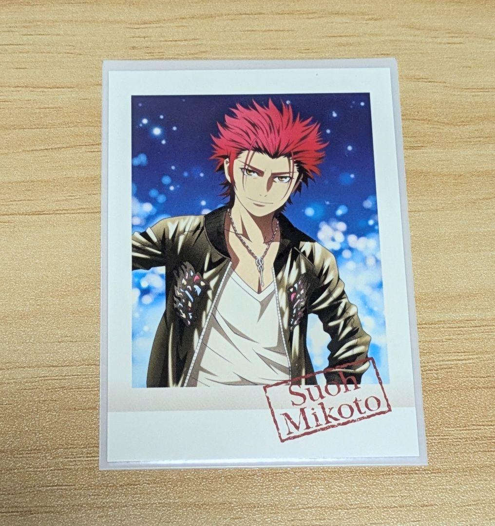 アニメK】周防尊 カード ぱしゃこれ - メルカリ