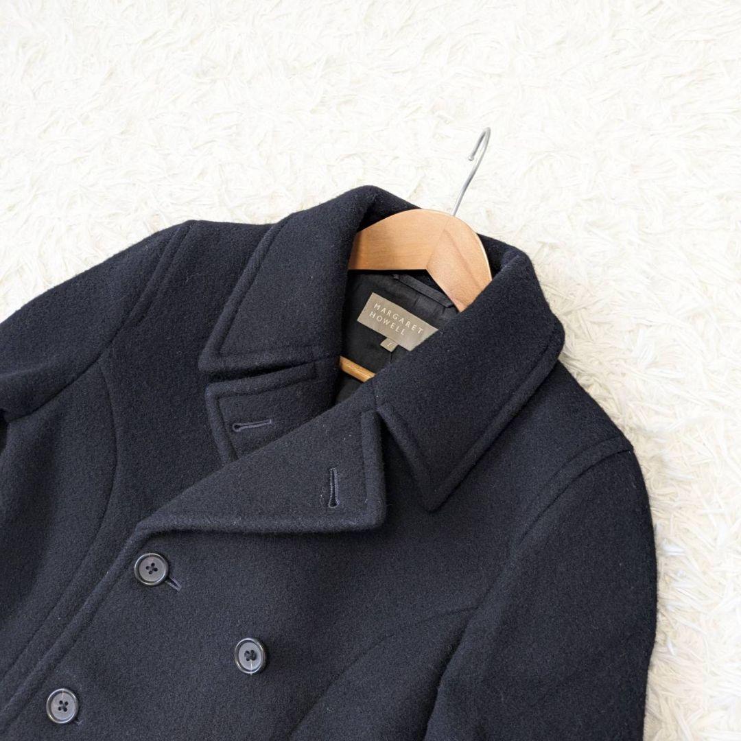 マーガレットハウエル【ウール&カシミヤ】Pコート ピーコート〈S相当