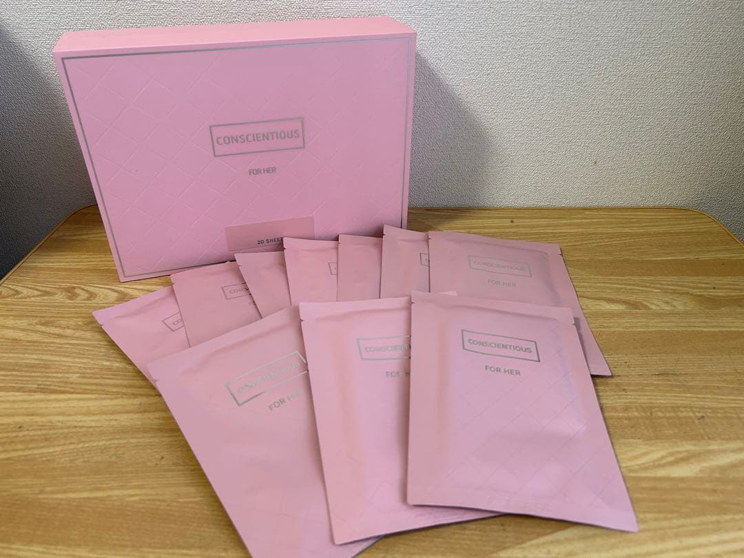 CONSCIENTIOUS FOR HER シートマスク 20枚入り CONSCIENTIOUS FOR HIM
