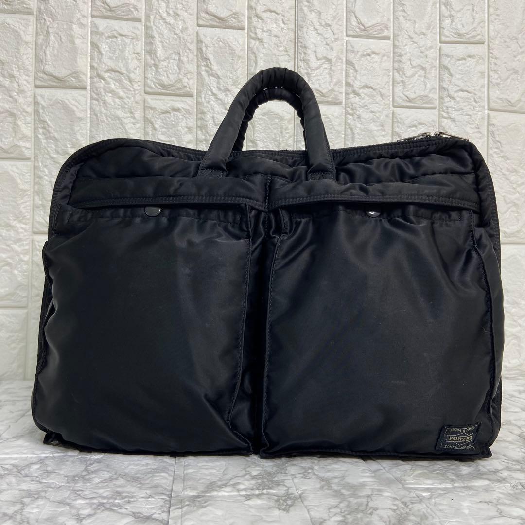 即購入ok】ポーター タンカー 2way 2層式 拡張可能 ビジネスバッグA4