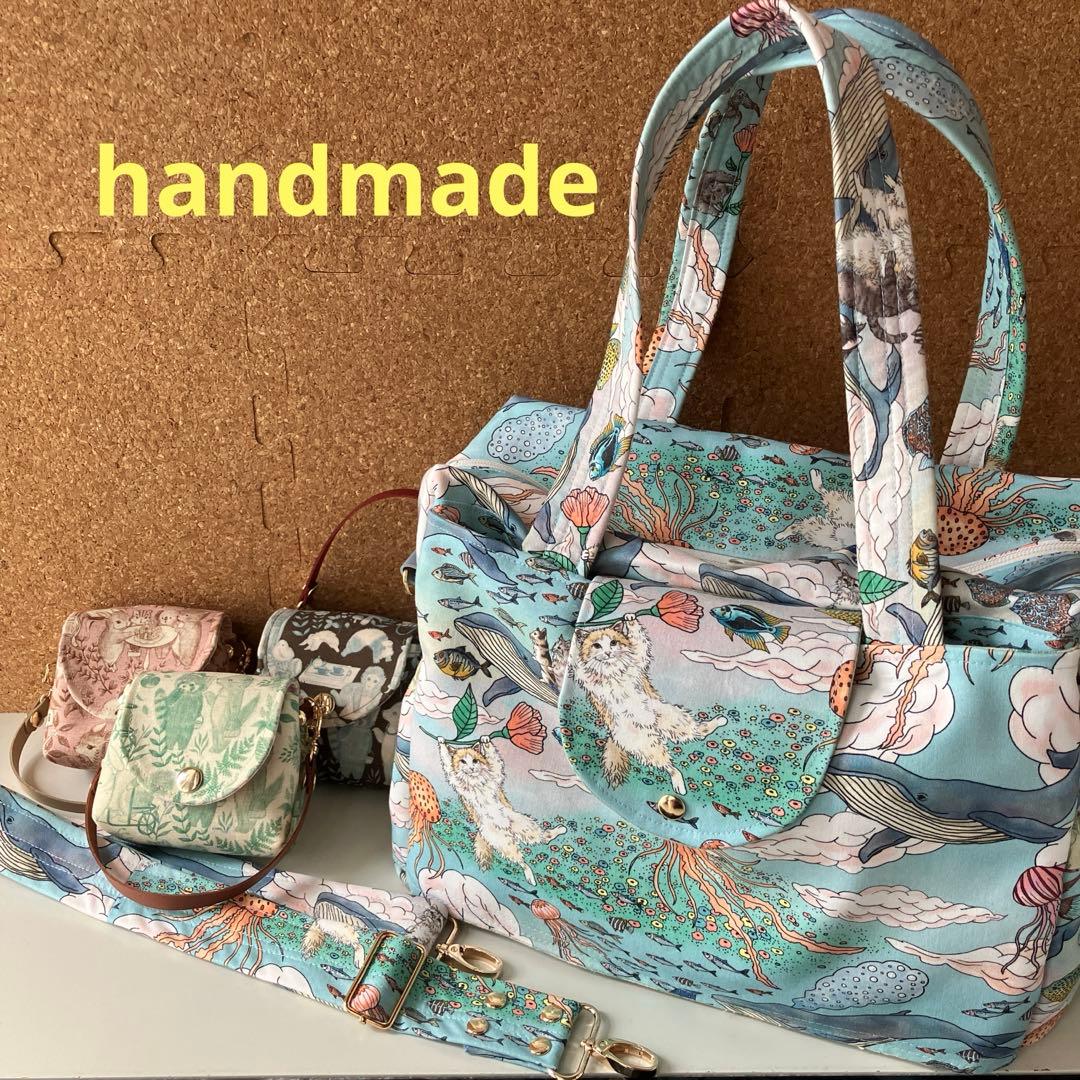 特大　ボストンバッグ　おとぎの国の猫と仲間たち Amazon | ボストンバッグ 旅行 キャリーバック 一泊 トート 猫柄バッグ